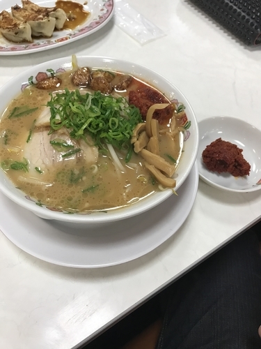 「52にんにく王将ラーメン(590円+辛味噌30円)」@餃子の王将 君津店の写真