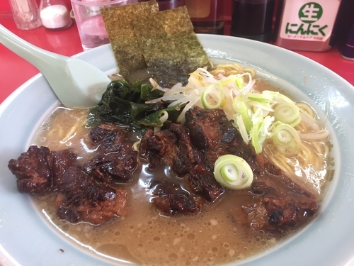「軟骨ラーメン 硬め脂多め」@ラーメンショップ 大日店の写真
