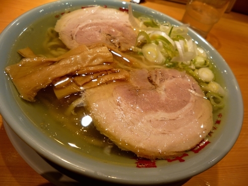 「中華そば（こってり・鶏油）」@中華そば 田中屋の写真