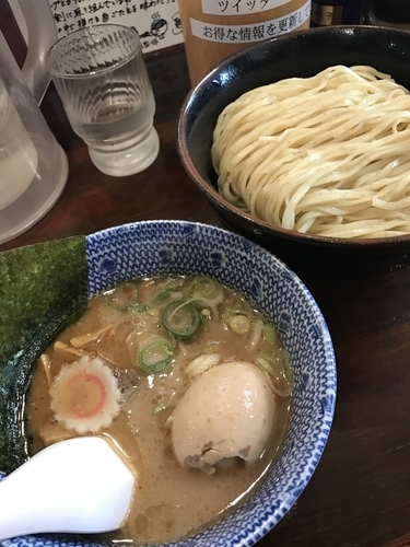 「味玉つけ麺（中盛・細麺）」@つけ麺 紅葉の写真