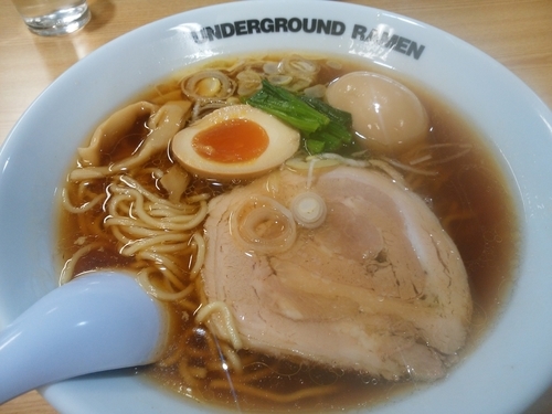 「和風ラーメン」@UNDER GROUND RAMEN まるひろ川越店 全国うまいものと有名駅弁の市の写真