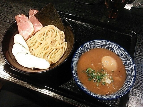 「濃厚魚介つけ麺＋特製トッピング」@麺屋 中川會 錦糸町店の写真