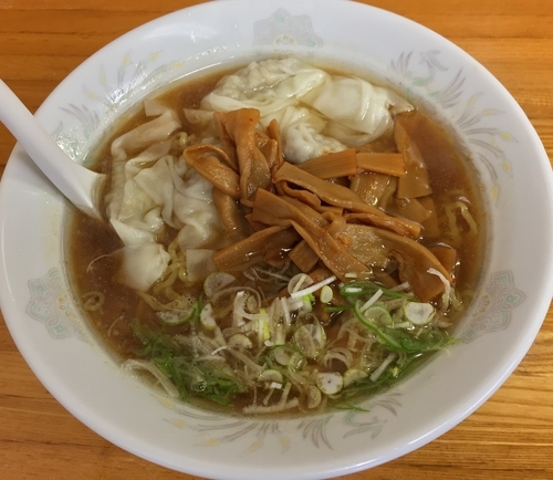 「しなちくらーめん＋わんたん（￥700＋￥250）」@大幸の写真