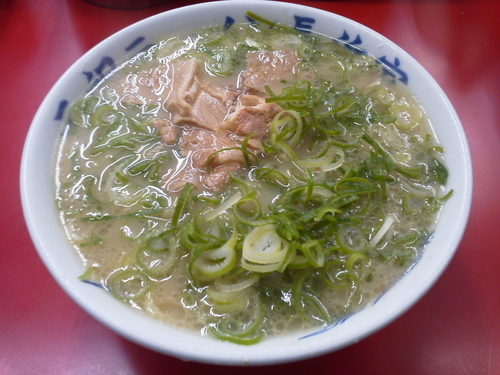 「ラーメンネギ多め 550円」@元祖ラーメン 長浜家の写真