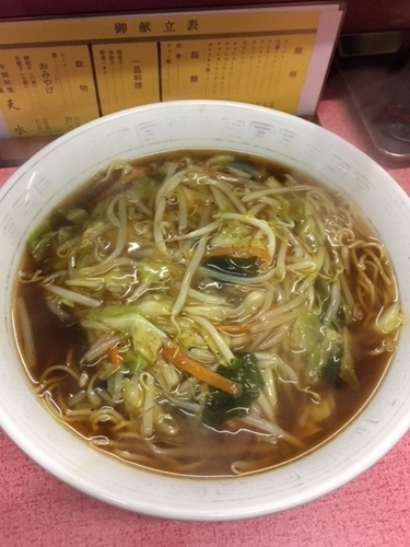 「もやしそば　500円（ランチサービス）」@中国料理 天水の写真