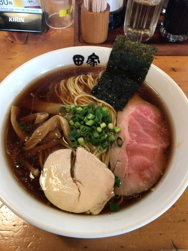 「中華そば大盛」@中華そば 田家 本店の写真