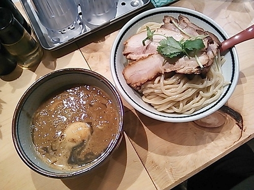 「特製肉玉つけ麺（大）」@煮干麺 月と鼈の写真
