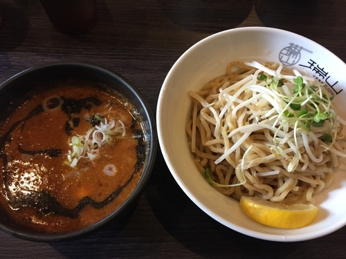 「黒坦々つけ麺 830円 （300g）」@中華蕎麦 瑞山（ZUIZAN）の写真