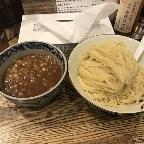 「濃厚鶏つけ麺 850円」@新橋 纏の写真