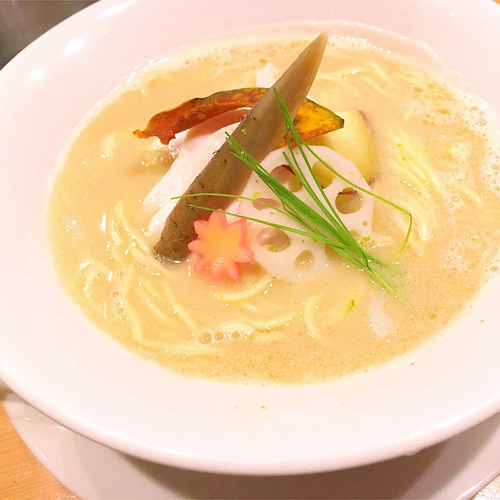 「鶏白湯SOBA」@銀座 篝の写真