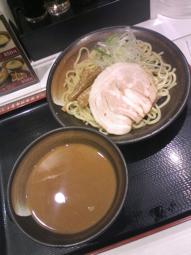 「濃厚醬油つけ麵８００円」@皇雅の写真