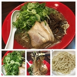 黒豚骨ねぎだく 780円＋半替玉 80円