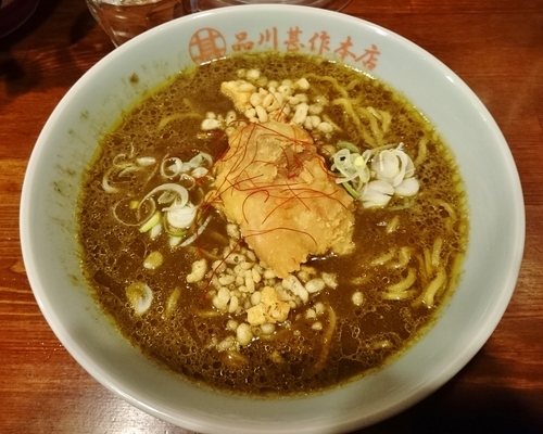「カレーラーメン（ライス付き） 680円」@札幌らーめん 品川甚作本店の写真
