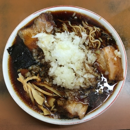 「ラーメン700円＋薬味50円」@梅乃家の写真
