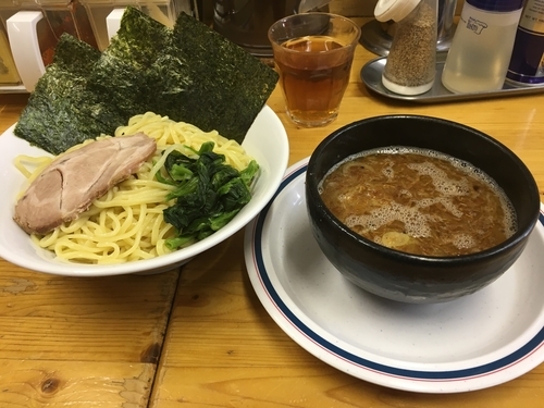 「つけ麺 1.5玉 ¥800」@横浜家系ラーメン 武蔵境つばさ家の写真