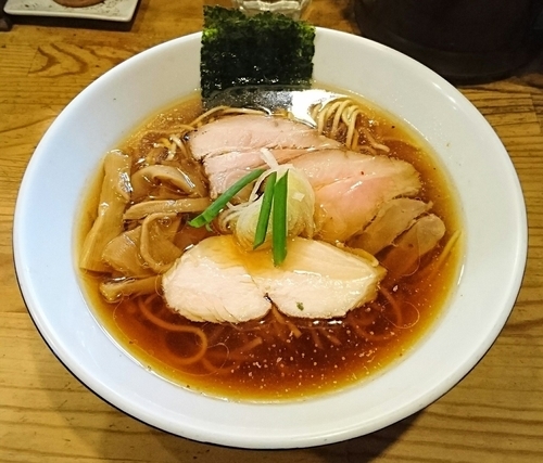 「しもふり中華そば＋味玉」@麺屋KABOちゃんの写真