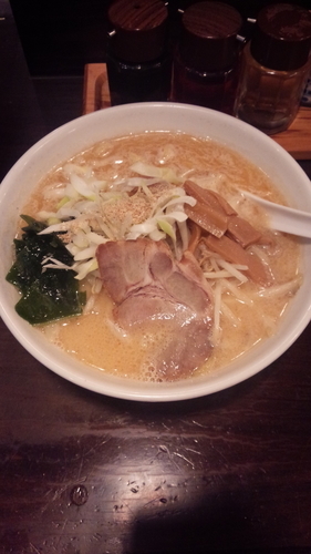 「札幌味噌ラーメン（730円)」@北海道らーめん 円山の写真