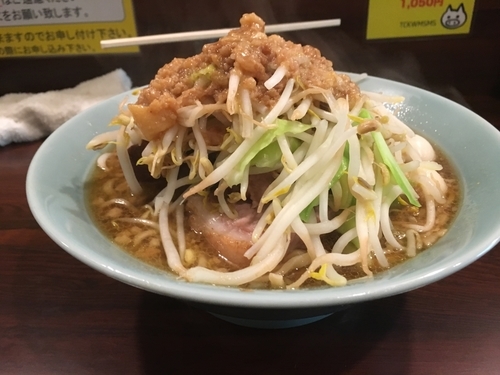 「小ラーメン豚マシ+うずら／￥750+150+100」@立川マシマシ SSRの写真
