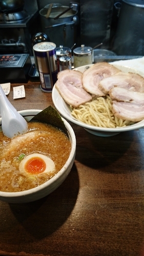 「つけ麺紺あつもり」@こってりらーめん 誉の写真