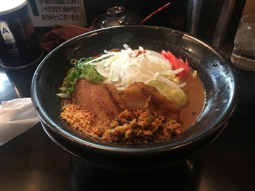 「焦がし味噌特濃」@麺家 うえだの写真