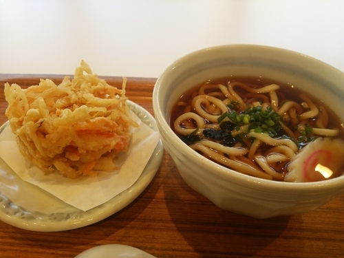 「かきあげうどん」@定食厨房 とうかいどうの写真