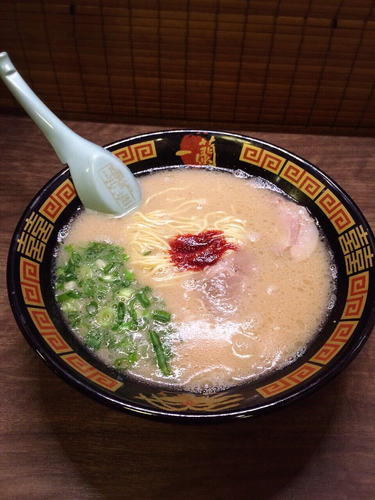 「天然とんこつラーメン」@一蘭 原宿店の写真