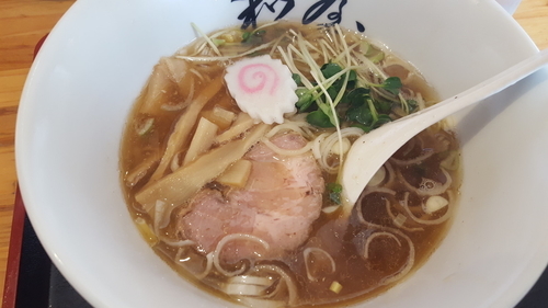 「らーめん」@魚介醤油らーめん 和屋の写真