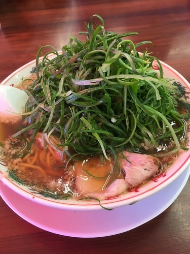 「特製醤油  九条ネギラーメン(あぶら少な目)」@ラーメン魁力屋 一之江店の写真