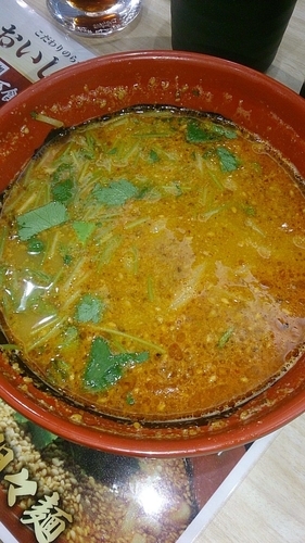 「胡麻香る担々麺」@くら寿司 千葉長沼店の写真