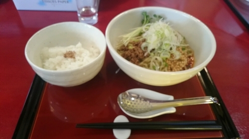 「汁なし担々麺」@担々麺専門 發巳 矢板店の写真