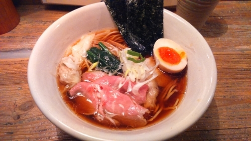 「特製醤油990円+コロチャー200円」@Homemade Ramen 麦苗の写真