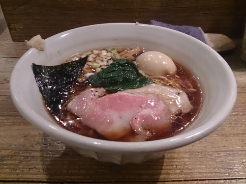 「味玉生姜醤油らあめん」@Homemade Ramen 麦苗の写真