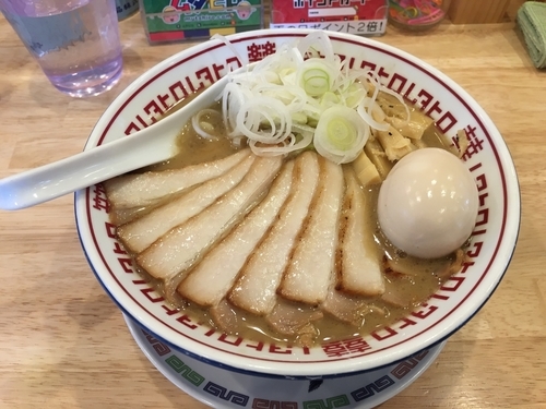 「こくにぼ肉中華そば＋クーポン味玉」@中華そばムタヒロ 国立店の写真