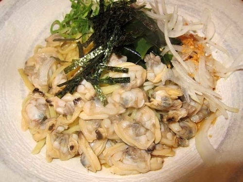 「魚がしそば　680円」@魚介系まぜそば専門店 魚がしそば 新橋本店の写真