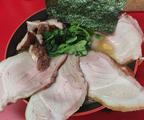 「チャーシューメン＋味玉（￥880＋￥100）」@横濱家系ラーメン 勝鬨家の写真