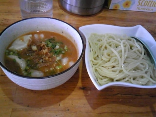 「（限定）海老つけ麺」@ラーメン工房 幸福亭の写真