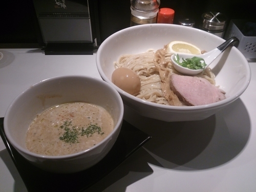 「つけそば(塩)+味玉」@SOBAHOUSE金色不如帰の写真