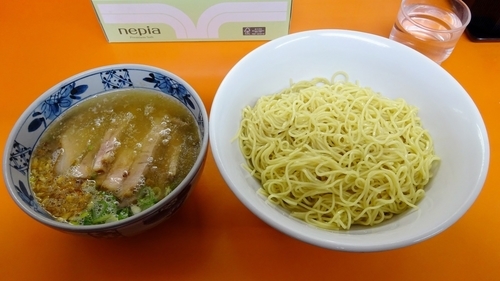「チャーシューつけめん：塩味（1,000円）」@支那そば あおばの写真