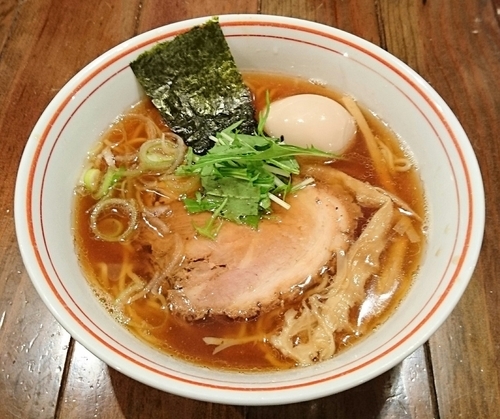 「【限定】中華そば（味玉付き）」@井之上屋の写真