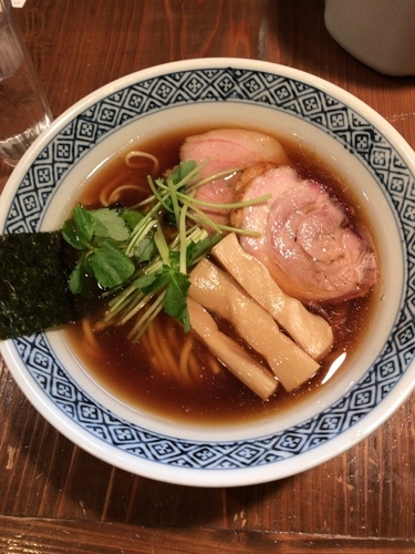 「焼きアゴ出汁ラーメン（780円）」@麺屋たつみ 喜心 狭山店の写真