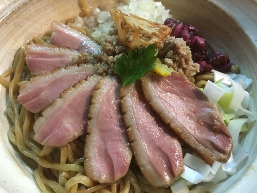 「鴨油そば＋鴨肉4枚」@はりけんラーメン 南店の写真