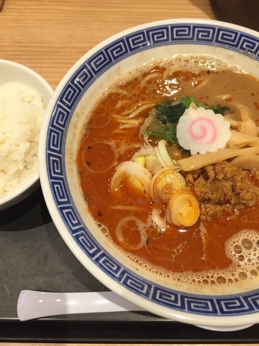 「坦々麺、ライス」@舎鈴 八重洲店の写真