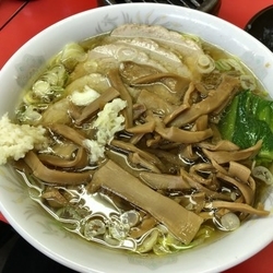 メンマチャーシューめん大盛り麺固め＋にんにく