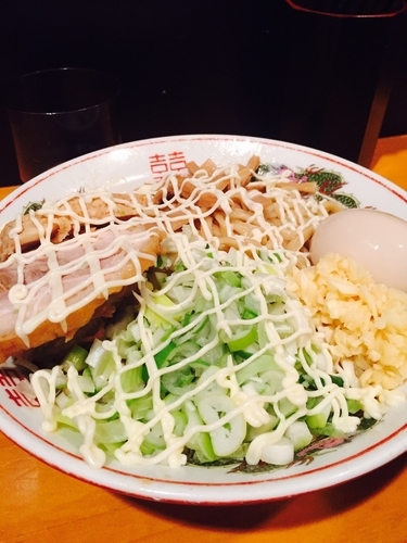 「懐そば（800円･からマヨ）+味玉100円」@ファットンの写真