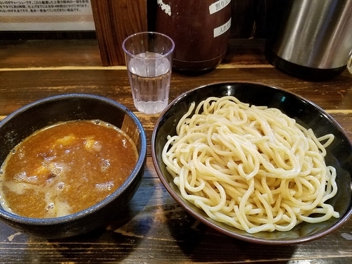 「京介辛つけめん 880円」@つけめん屋 赤羽京介の写真
