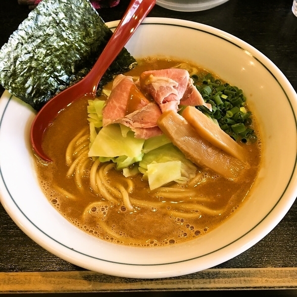 蟹鶏白湯ラーメン
