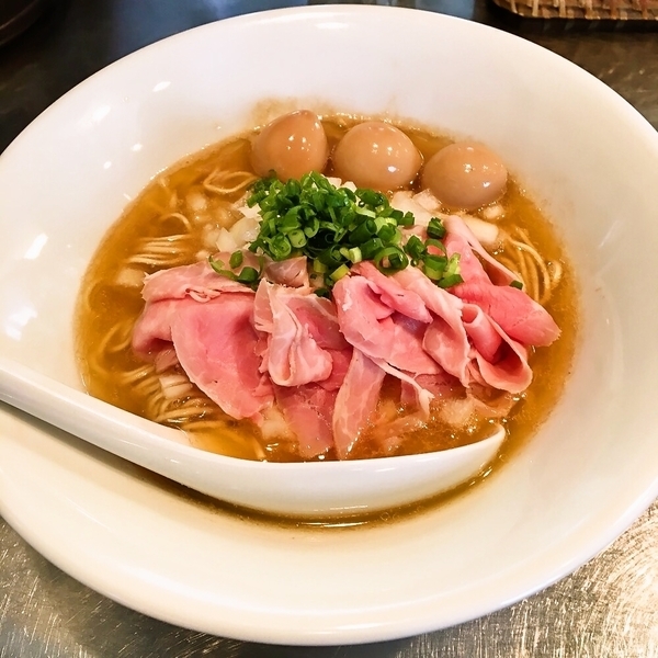 Crazy Crab (豚骨醤油の白湯）＋うずら