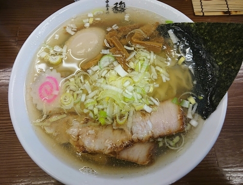 「中華そば＋ランチサービス味玉」@中華そば 馥の写真