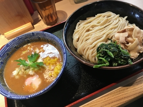 「柚味噌つけ麺」@らー麺土俵 鶴嶺峰の写真