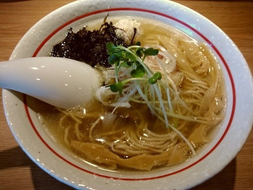 「煮干しらーめん(並盛・140g)800円→0円」@中華蕎麦 あお木の写真